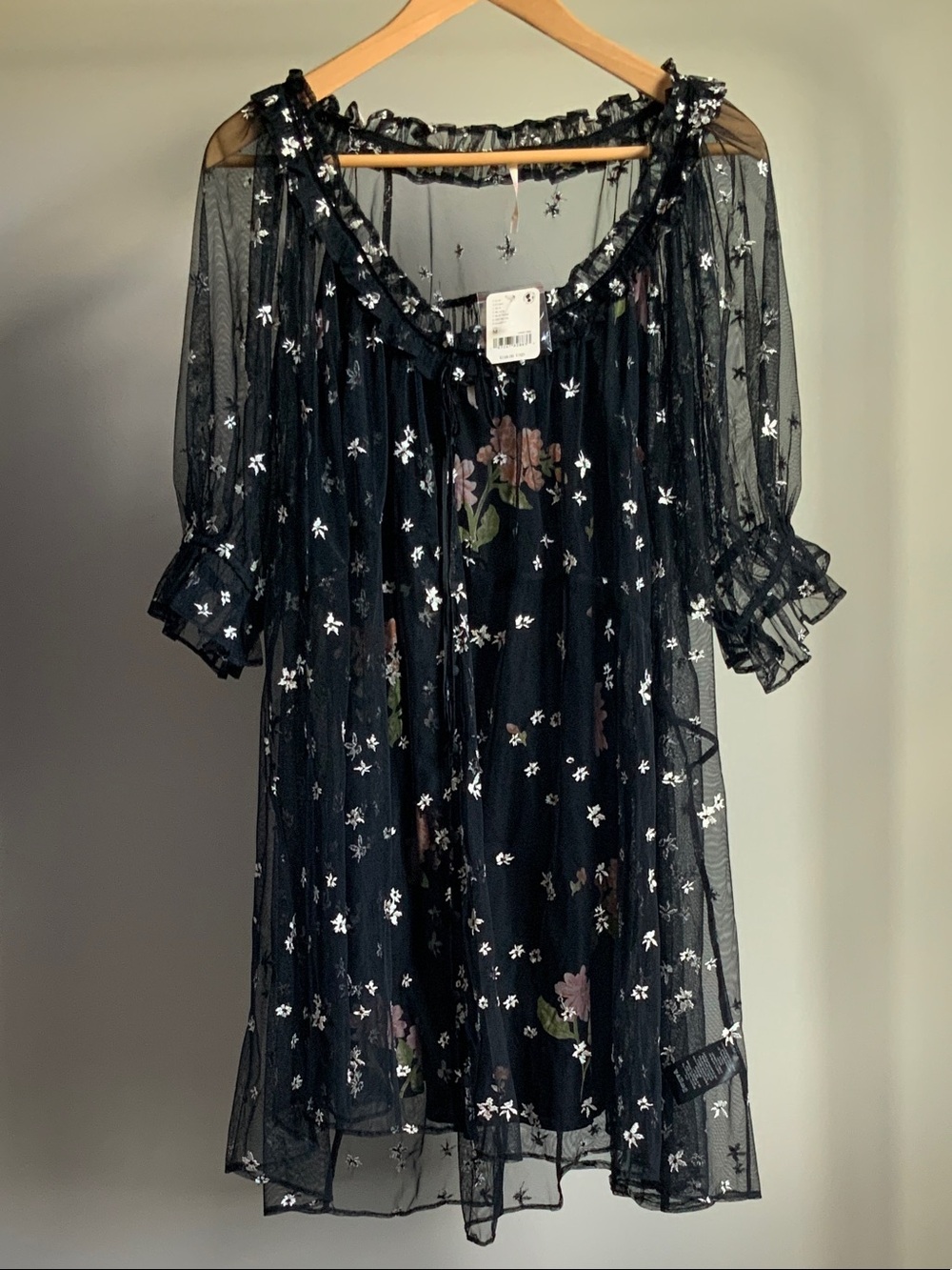 Free People Floral Layered Dress